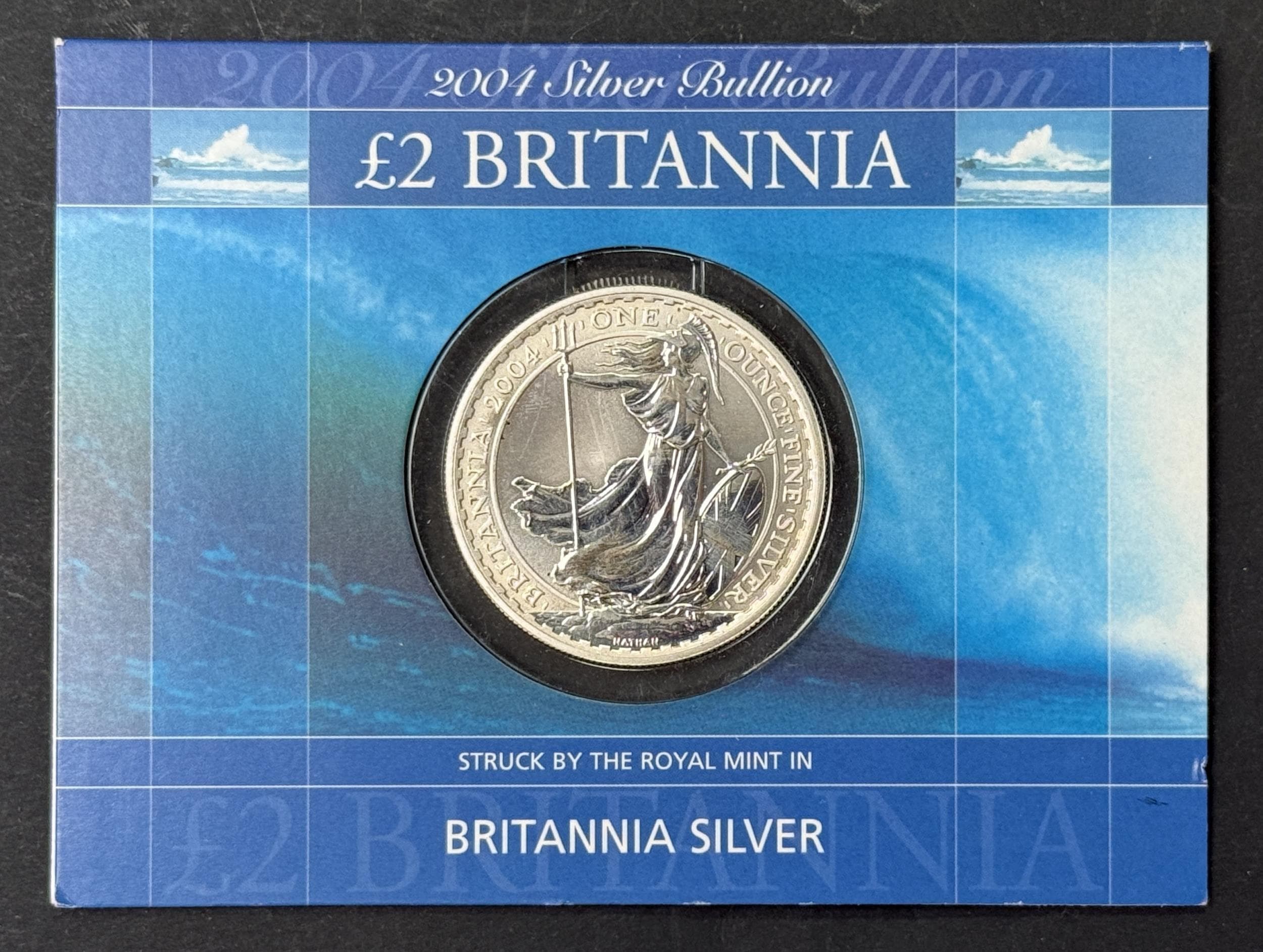 Collectible vintage British milled silver coins