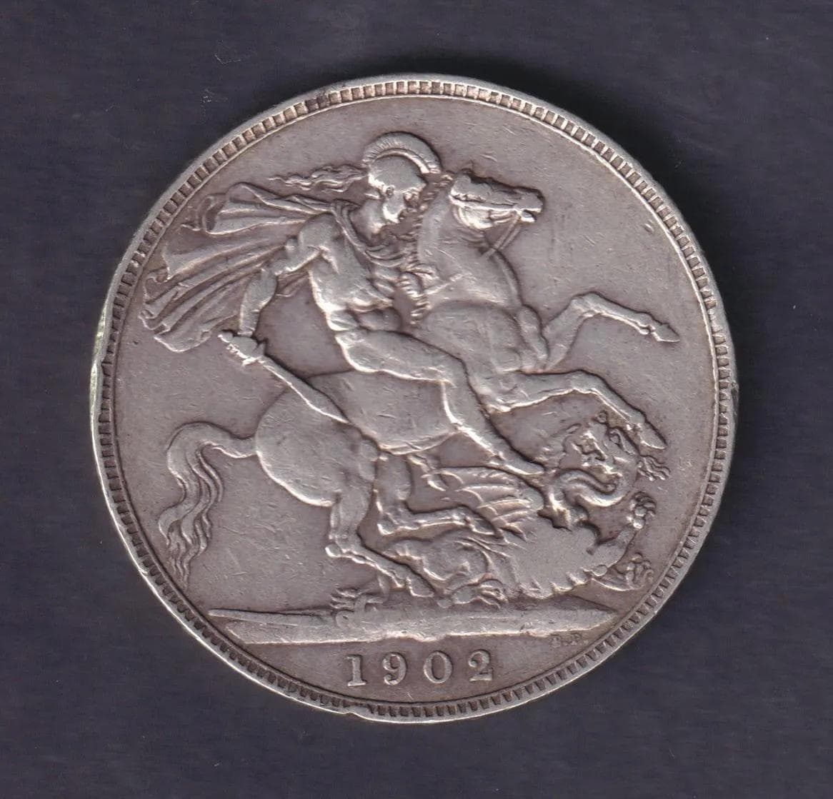 UK King Edward VII 1902 Silver Crown F - Realised Price
