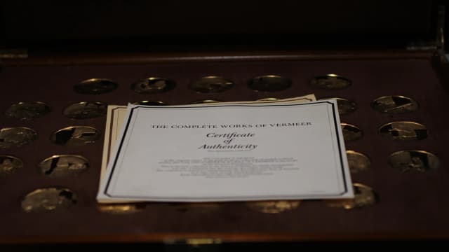 The Complete Works of Johannes Vermeer 31-medal set by John Pinches